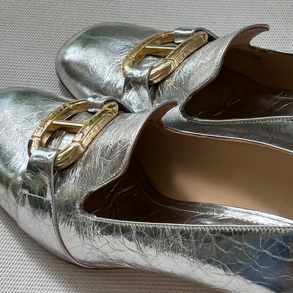 Dee Ocleppo loafers silver & gold : Size 8.5 - Picture 7 of 8